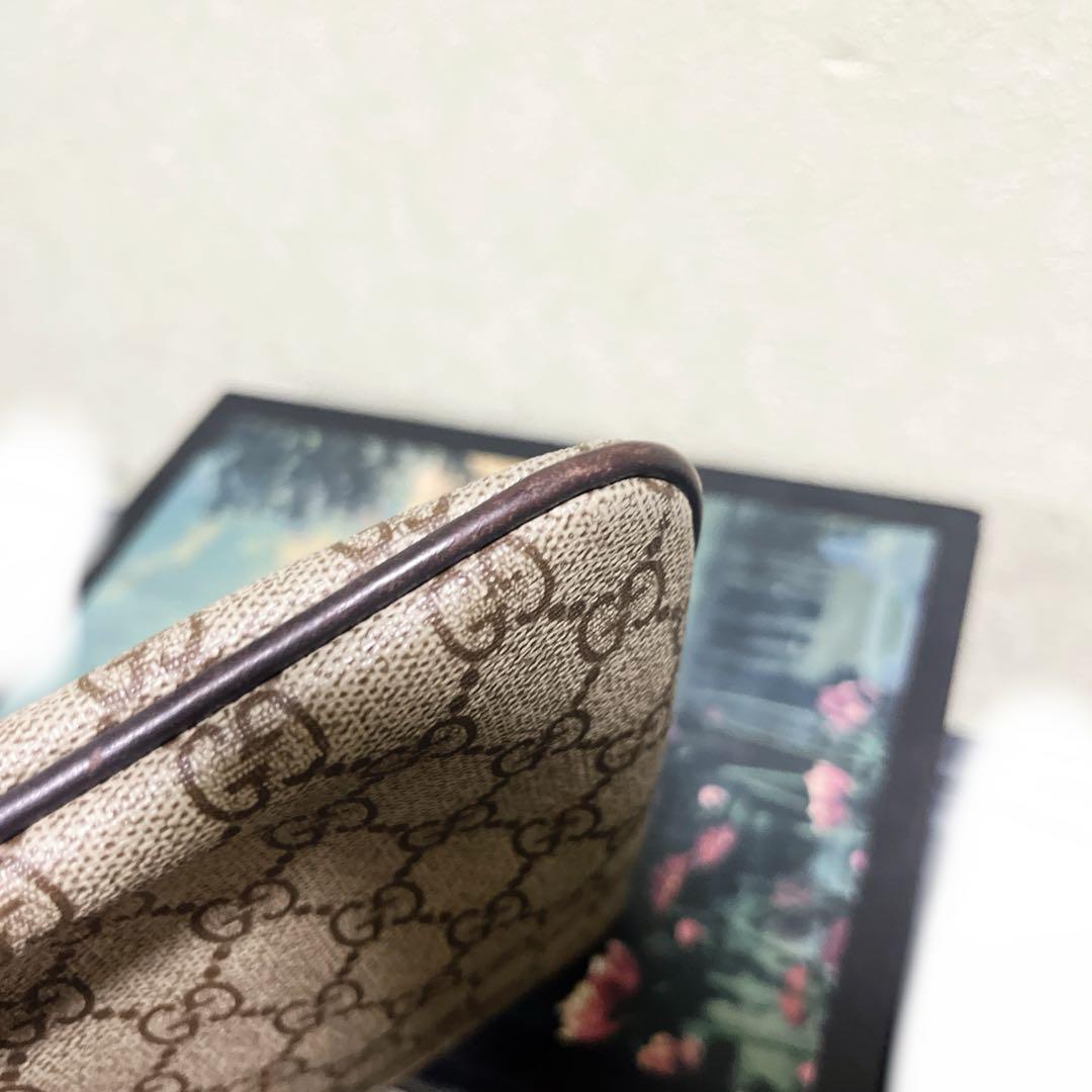 GUCCI GGパターン サコッシュ ベージュ/ブラウン 極美品付属品:箱 袋