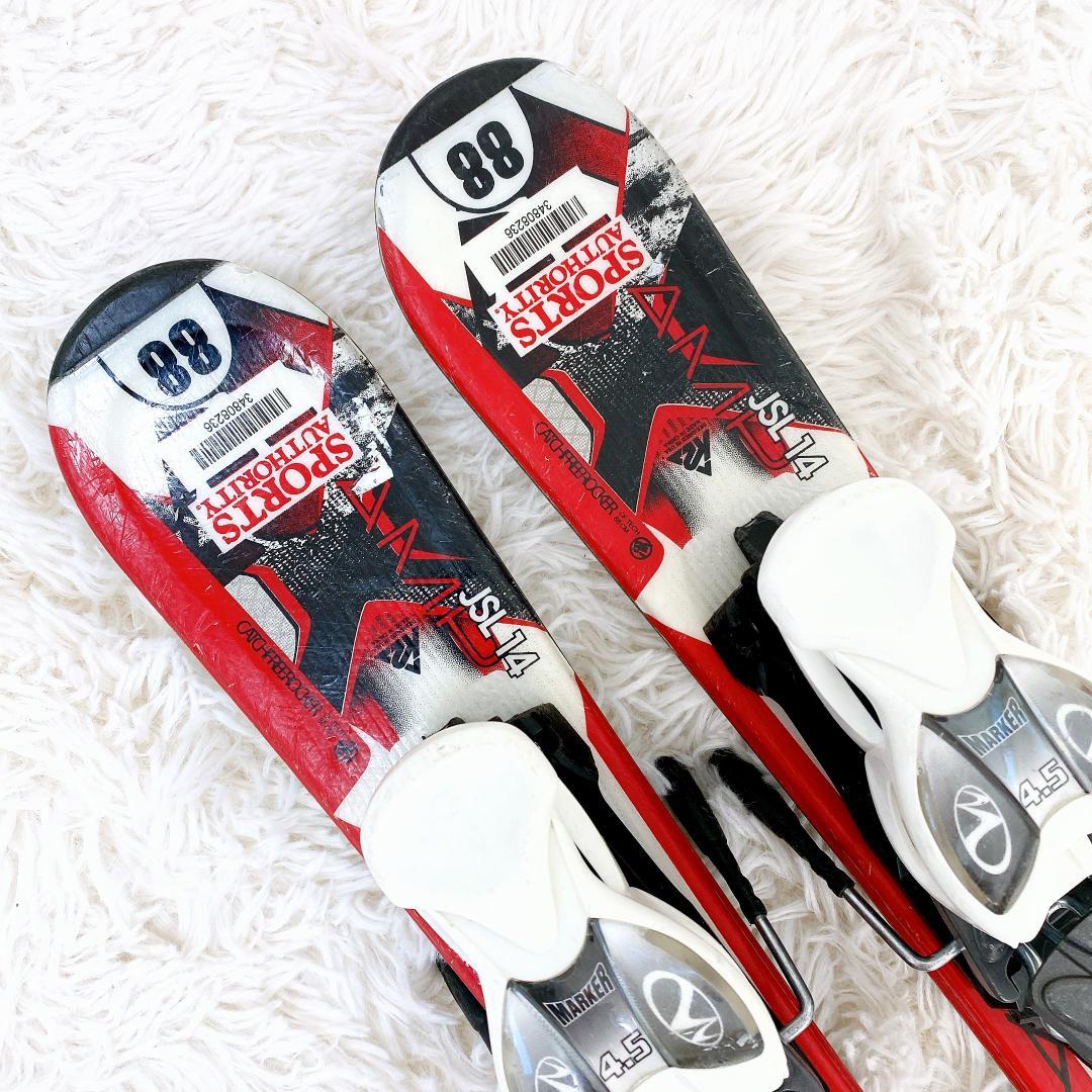 K2 AMP JSL14 ジュニア キッズ スキー セット 88cm 20cm
