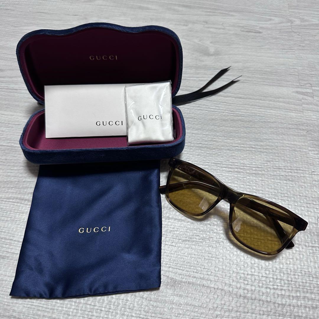 GUCCI ブラウンフレーム サングラス　グッチ