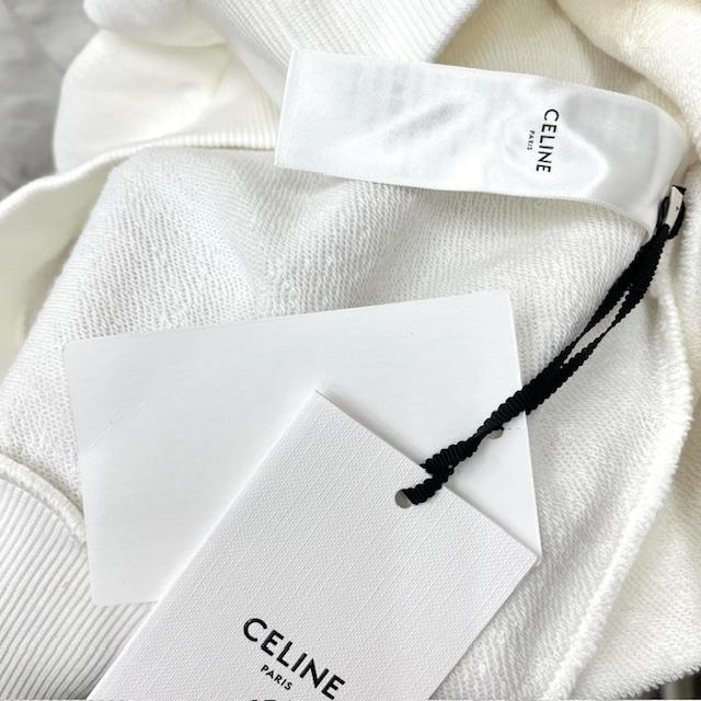 新品 CELINE セリーヌ スウェット パーカー Lサイズ 2Y753670Q