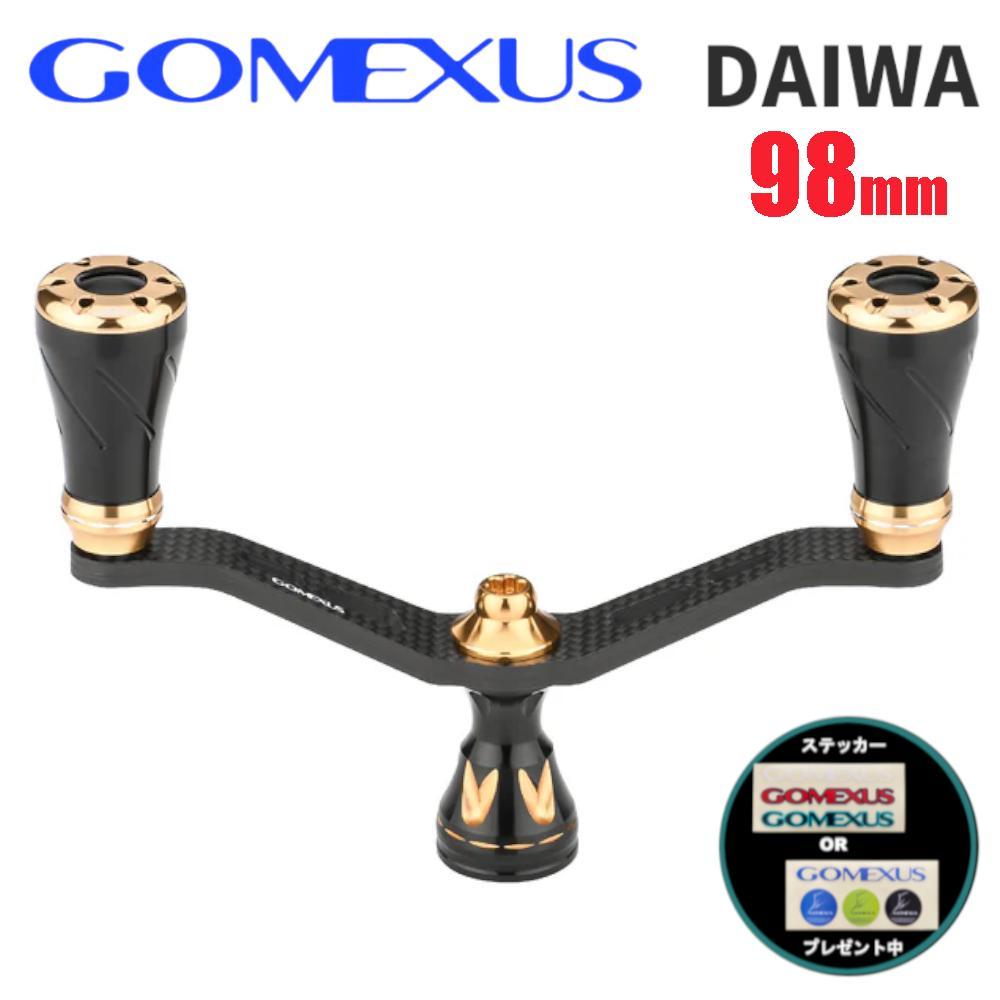 ゴメクサス ダブルハンドル 98mm ダイワ カーボン 23レガリス