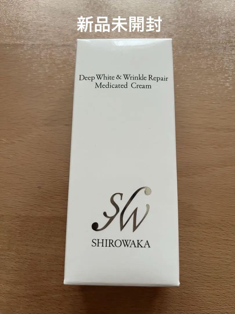 SHIROWAKA シロワカ メディケイティッドクリーム 未開封品 Amazon | シロワカ クリーム ディープホワイト＆リンクルリペア