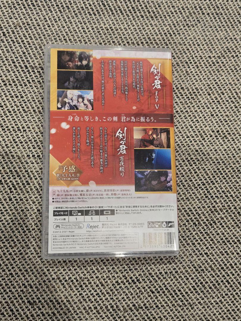 【美品】剣が君 for Nintendo Switch