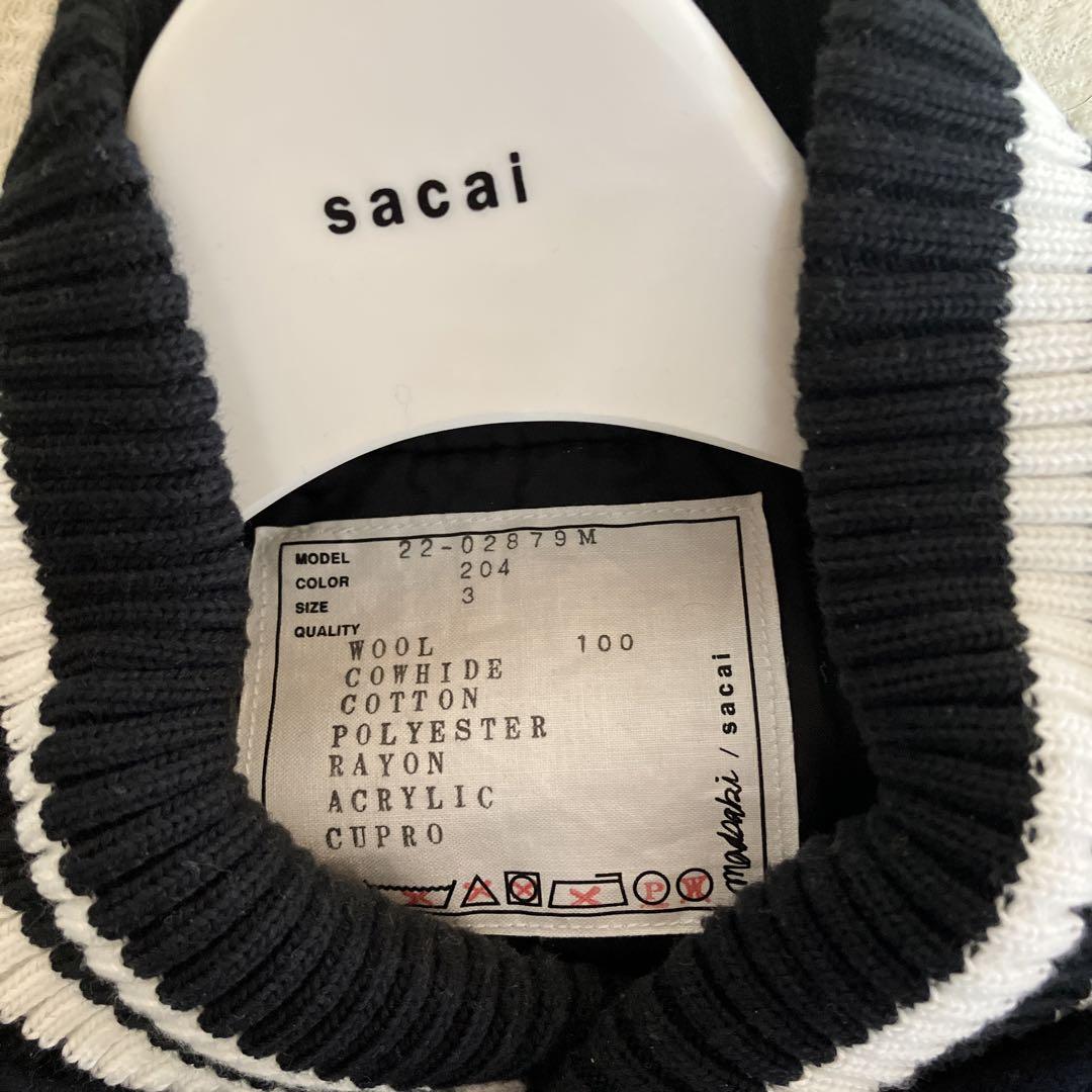 sacai✖️madsaki スタジャン