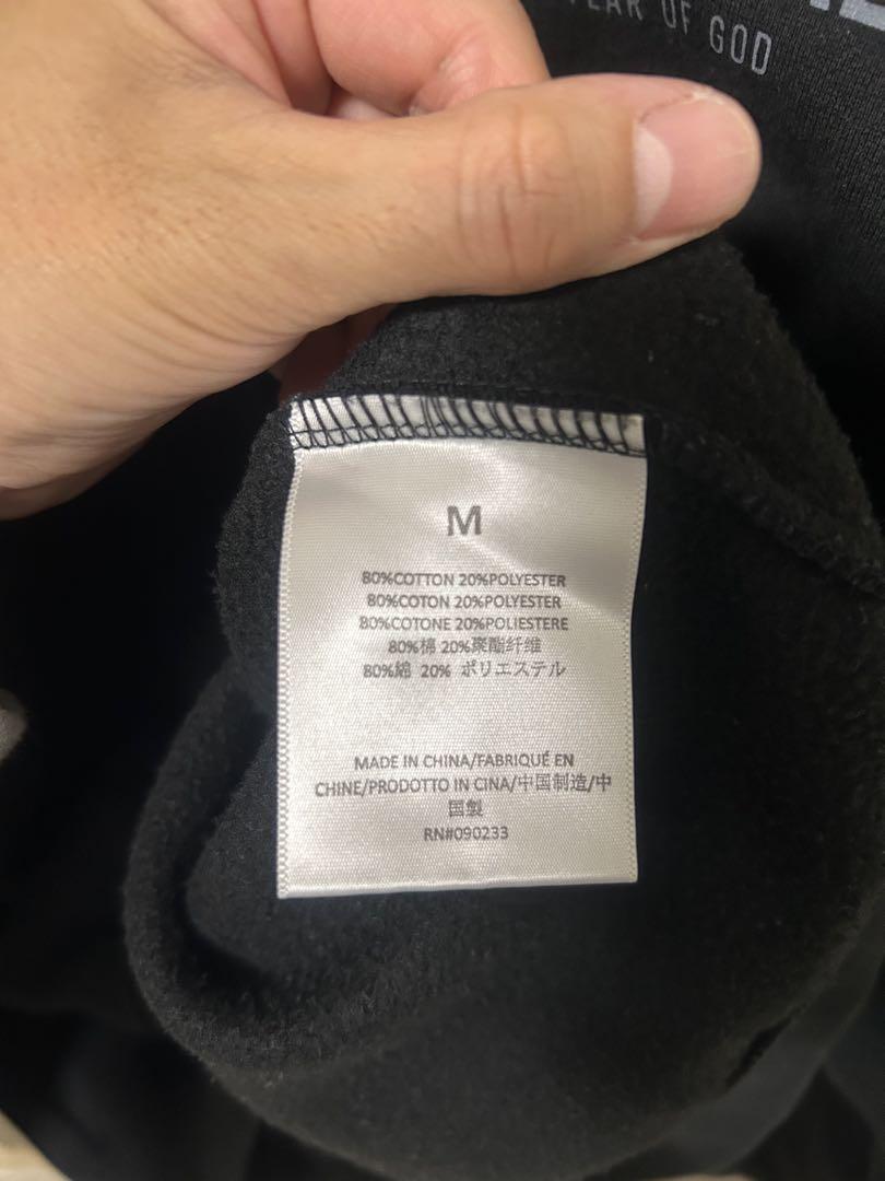 ESSENTIALS FEAR OF GOD トレーナー M ブラック
