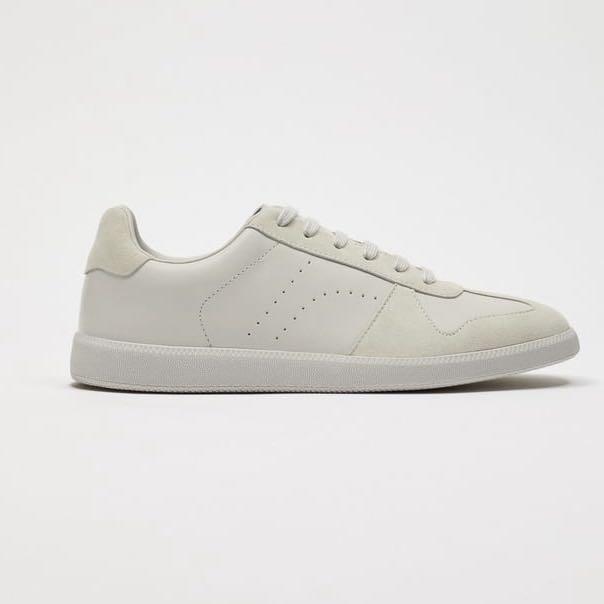 高品質安い 新品 originsレザースニーカー ジャーマントレーナー 3svSD-m97332840469 26.5 zara 大特価