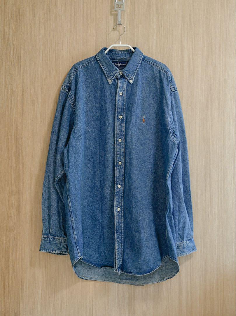 ラルフローレン Ralph Lauren デニムシャツ L