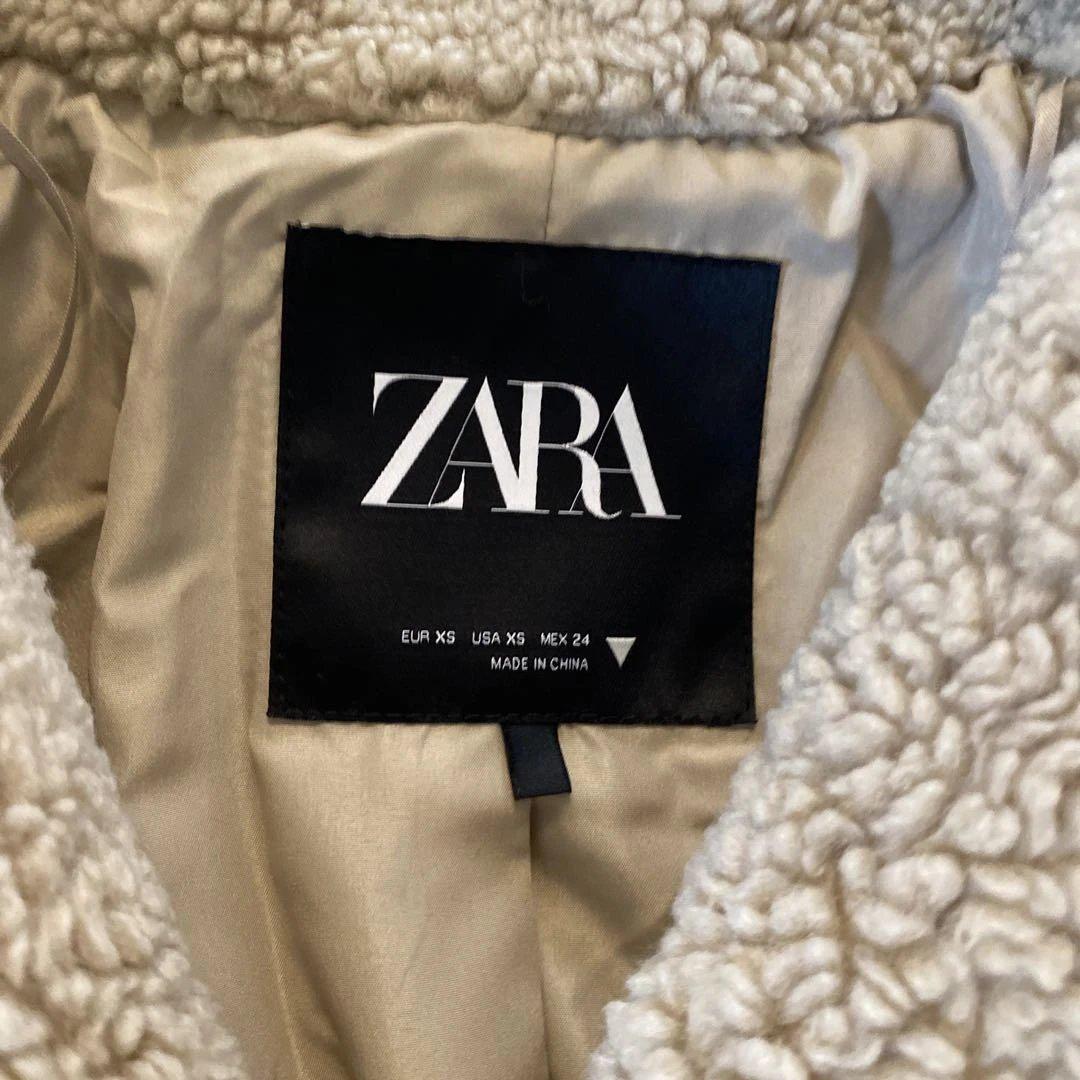 ZARA ザラ エクストラロングフェイクボアコート　サイズXS 美品