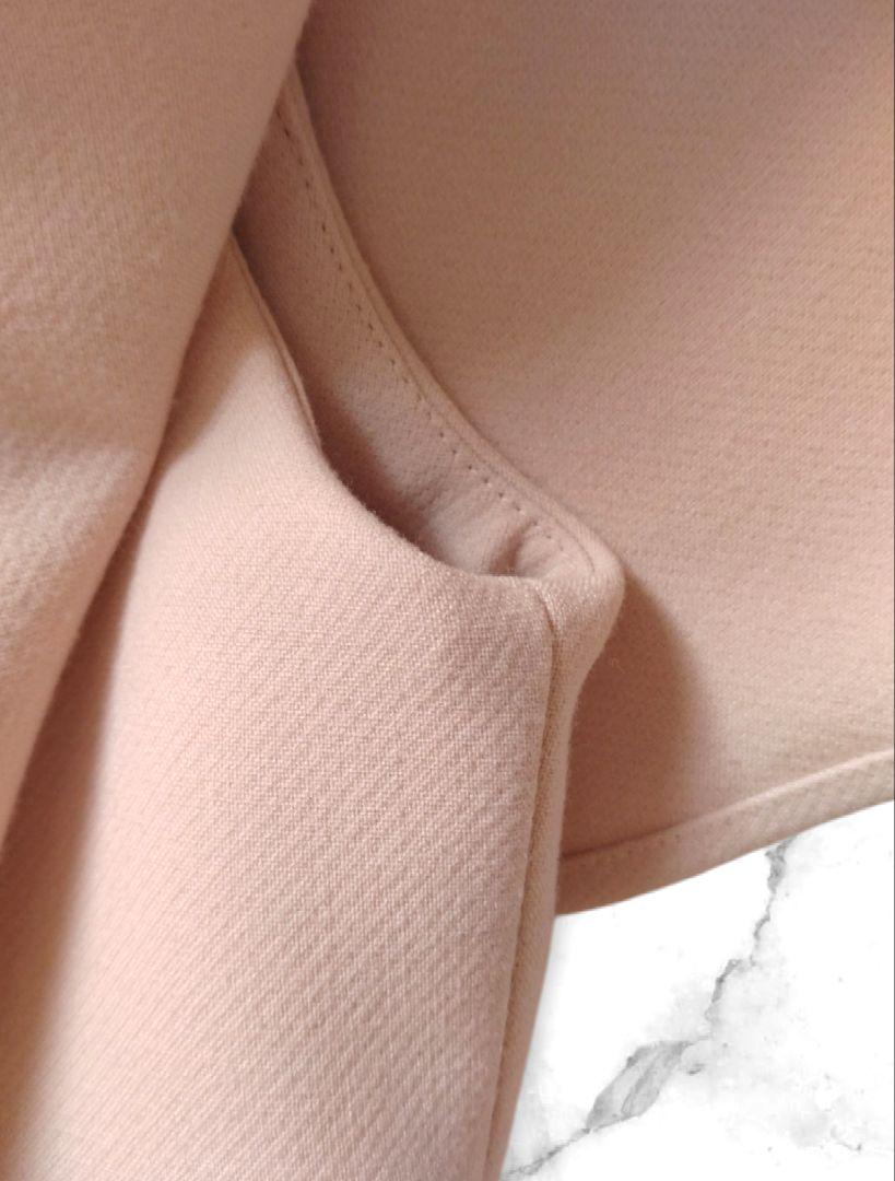 期間限定お買い得商品 |  通販 匿名発送】YOKO CHAN ピンクベージュ パール半袖 ワンピース ワンピース