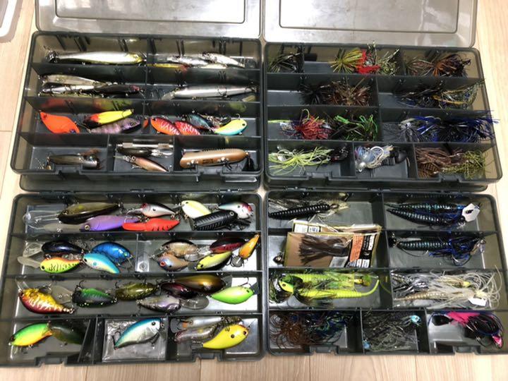 タックルボックス バス釣り引退セット（その①）ブルシューター