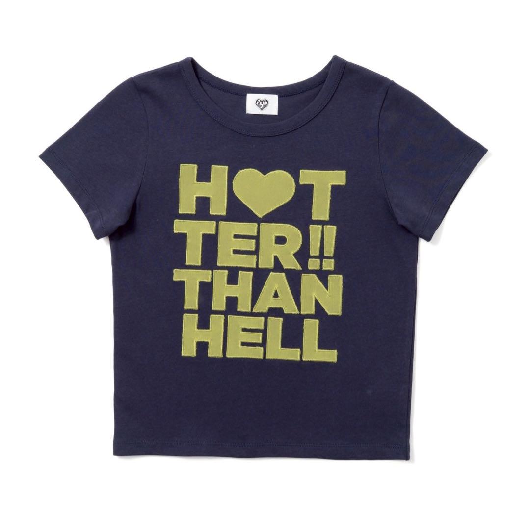 HTH Heart logo tee ネイビー×イエロー HTH Heart logo tee ネイビー×イエロー - メルカリ