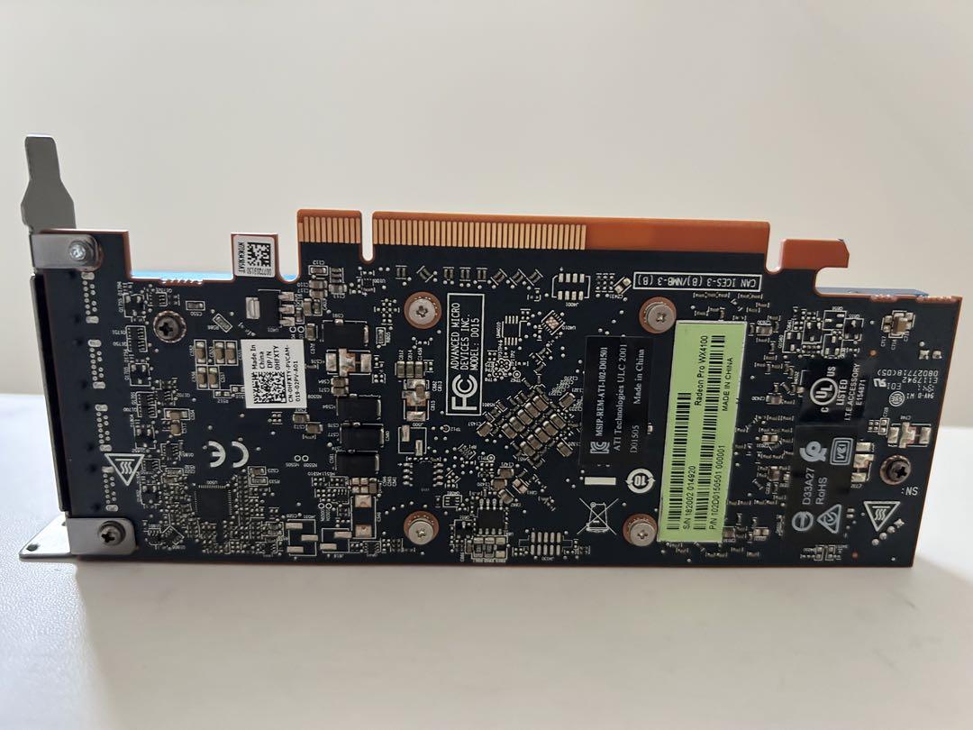 セール美品 AMD Radeon Pro WX 4100 GDDR5 4G LP