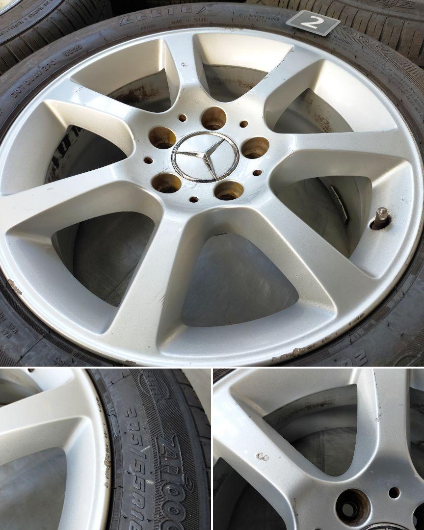 ベンツw203純正ホイール16×7J 5H PCD112 +31 205/55 画像8