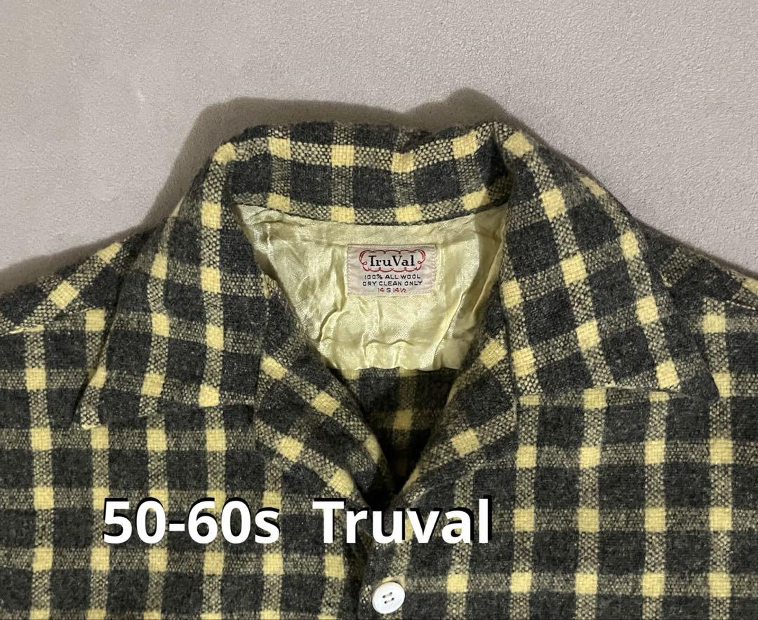 Truval 50s 60s チェックネルシャツ・フランネルシャツ