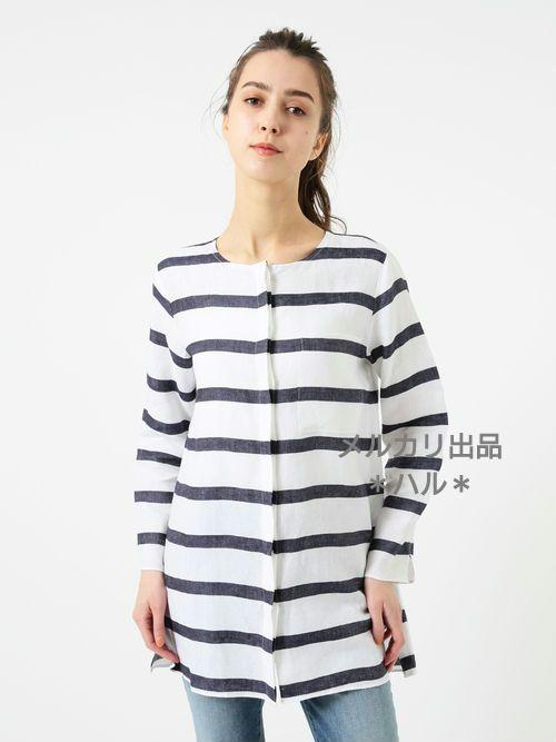 未使用】'S Max Mara ピュアリネン ロングブラウス - メルカリ
