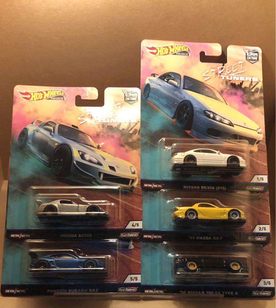 ホットウィール ストリートチューナーズ(STREET TUNERS) 5台セット