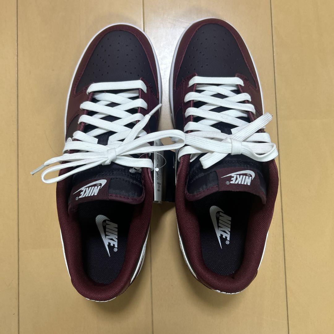 Nike Dunk Low バーガンディ/ホワイト27cm