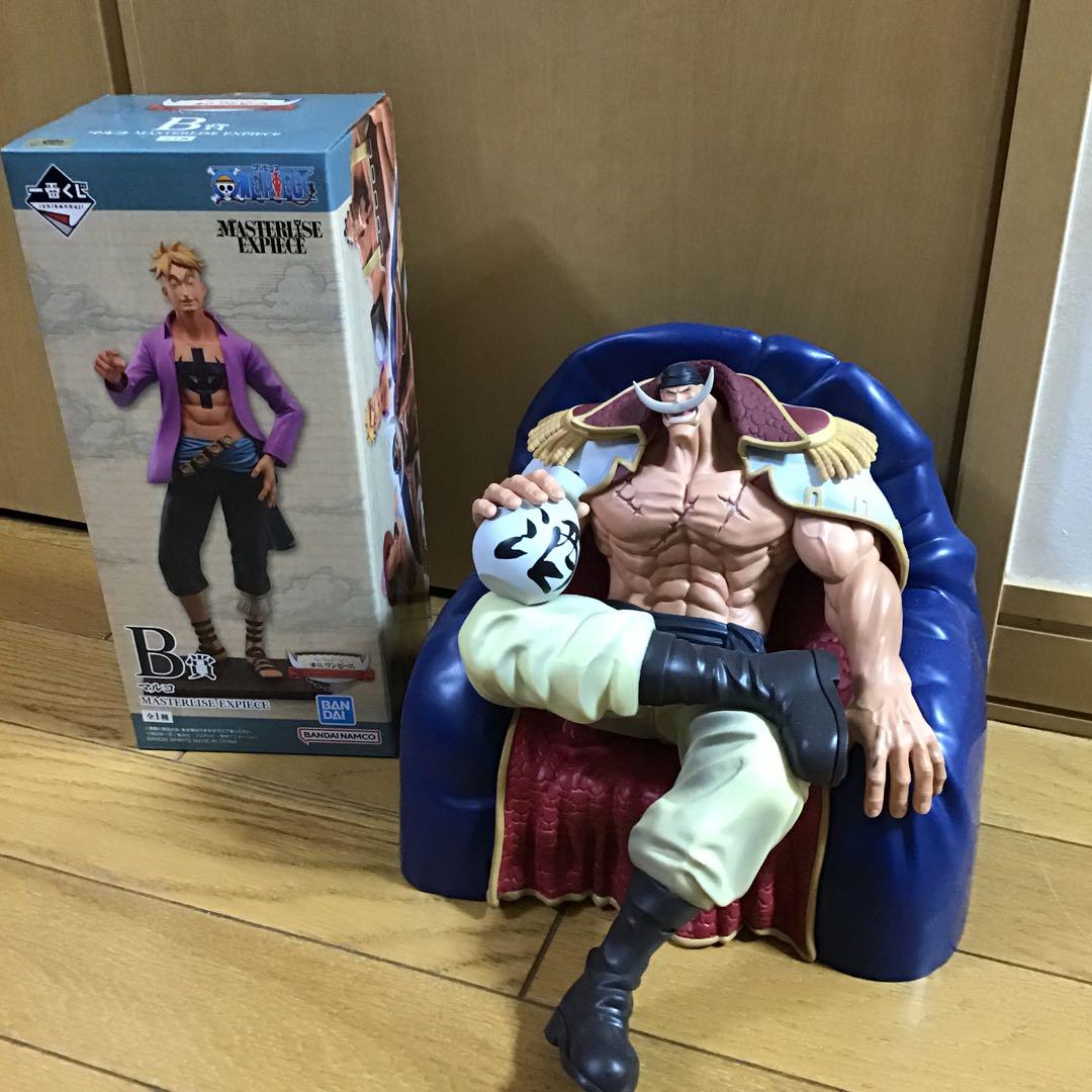 一番くじ　ワンピース　A賞　エドワード・ニューゲート　白ひげ　B賞　マルコ