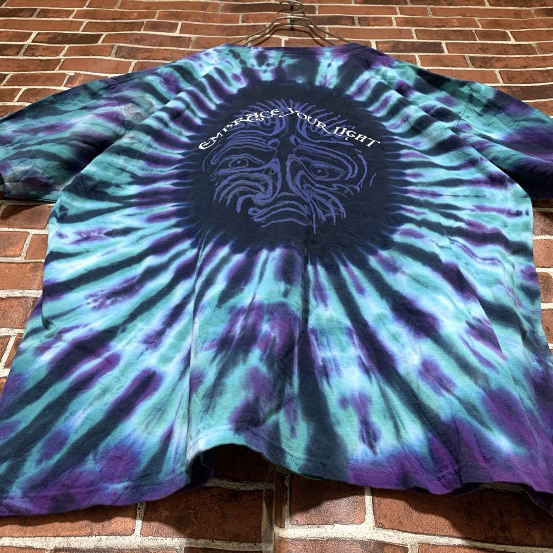 【激レア】90's★SANTANA★サンタナ★タイダイ★染め★バンドTシャツXL