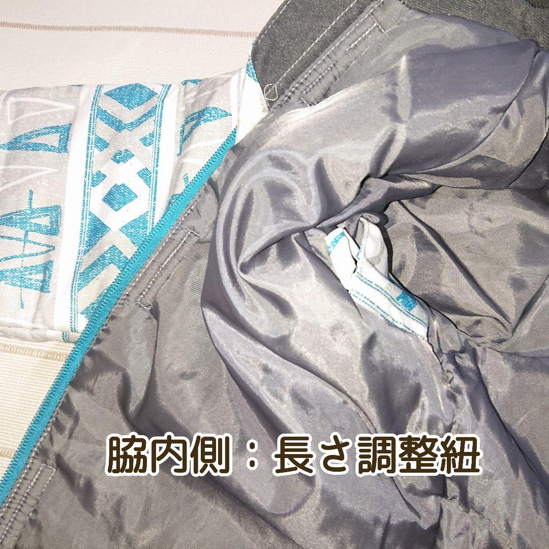 ★美品★【ONYONE】140：スキーウェア 上下セット(白緑
