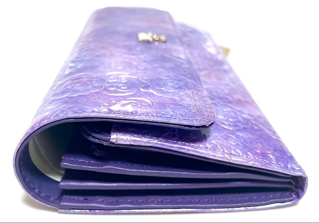 【新品未使用】ANNA SUI 財布 エナメル ステンドグラス 紫 パープル 楽天市場】【20％OFF!スーパーSALE限定】アナスイ ANNA SUI 財布