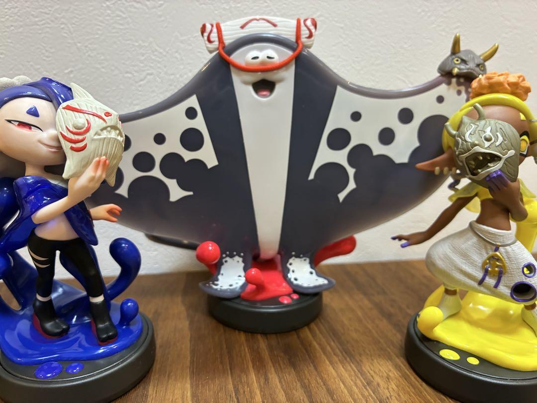 スプラトゥーンamiibo 6体セット amiiboスプラトゥーン3 6体セット すりみ連合 初期化済 匿名配送