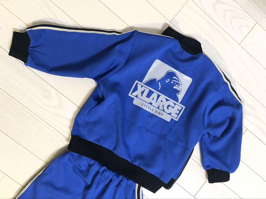 新品　XLARGE KIDS ジャージセットアップ　長袖　ジャケットロングパンツ
