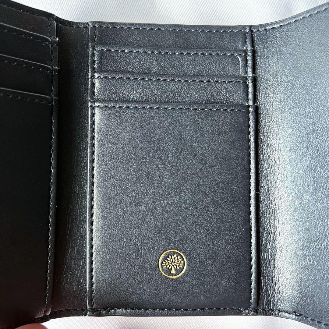 【美品】mulberry マルベリー ダーリー 三つ折り財布 マルベリーピンク