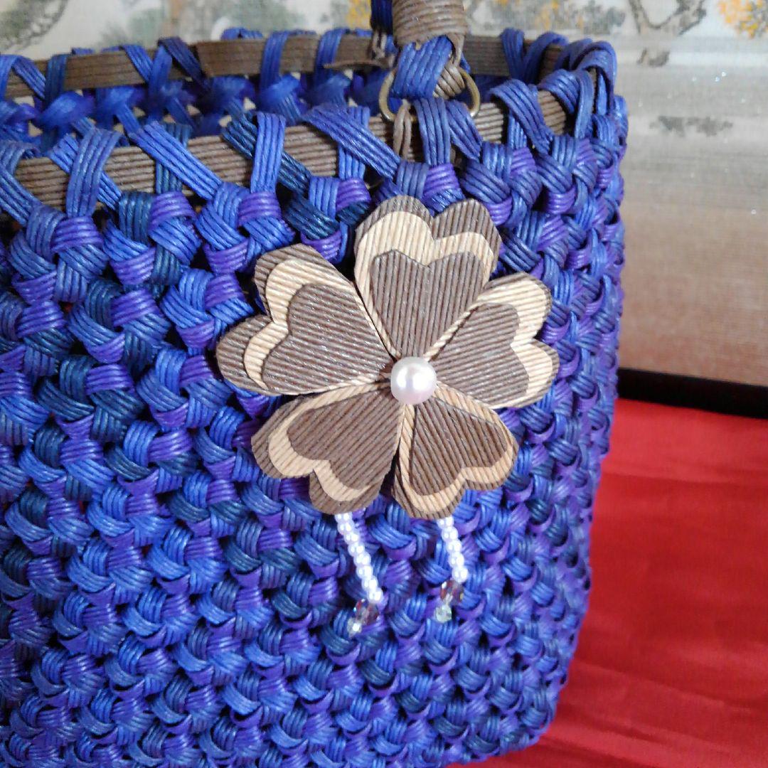 ハンドメイド★クラフト★花結びバッグ