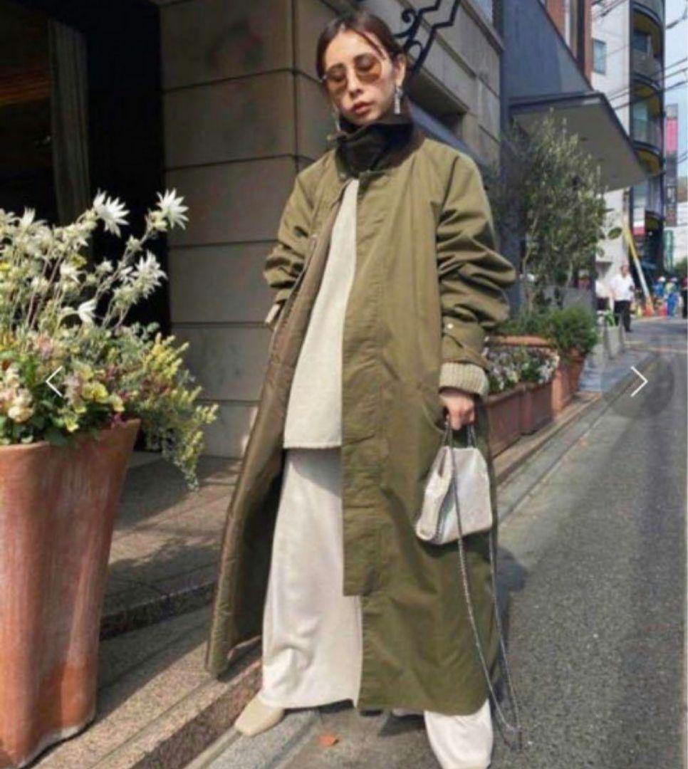 値下げ！！AMERI CORDUROY COLLAR MILITARY COAT