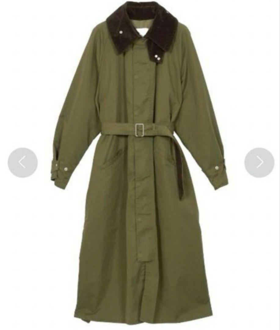 値下げ！！AMERI CORDUROY COLLAR MILITARY COAT