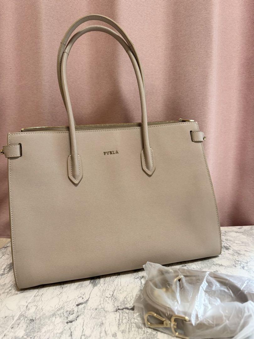 フルラ　FURLA トートバック　　新品未使用　LUCEピンクベージュ フルラ FURLA バック （ピンクベージュ） -waja bazar - 海外