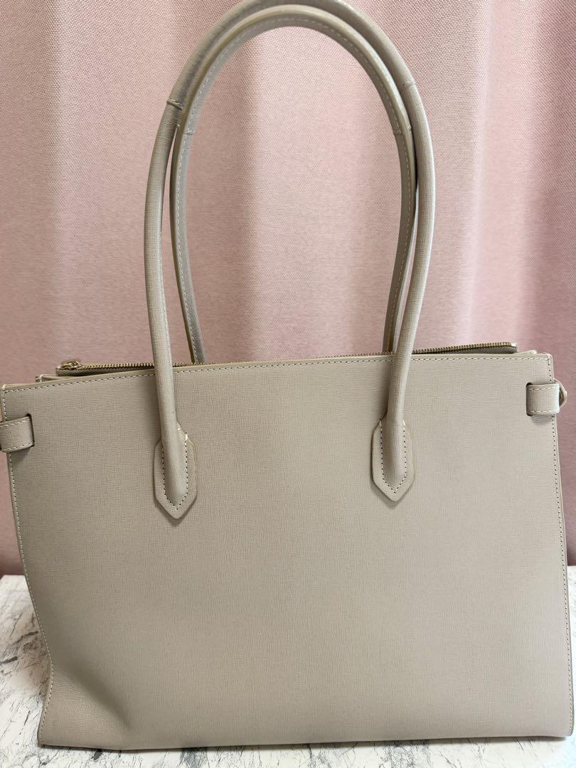 FURLA フルラ ピントート トートバッグ ピンクベージュ - メルカリ
