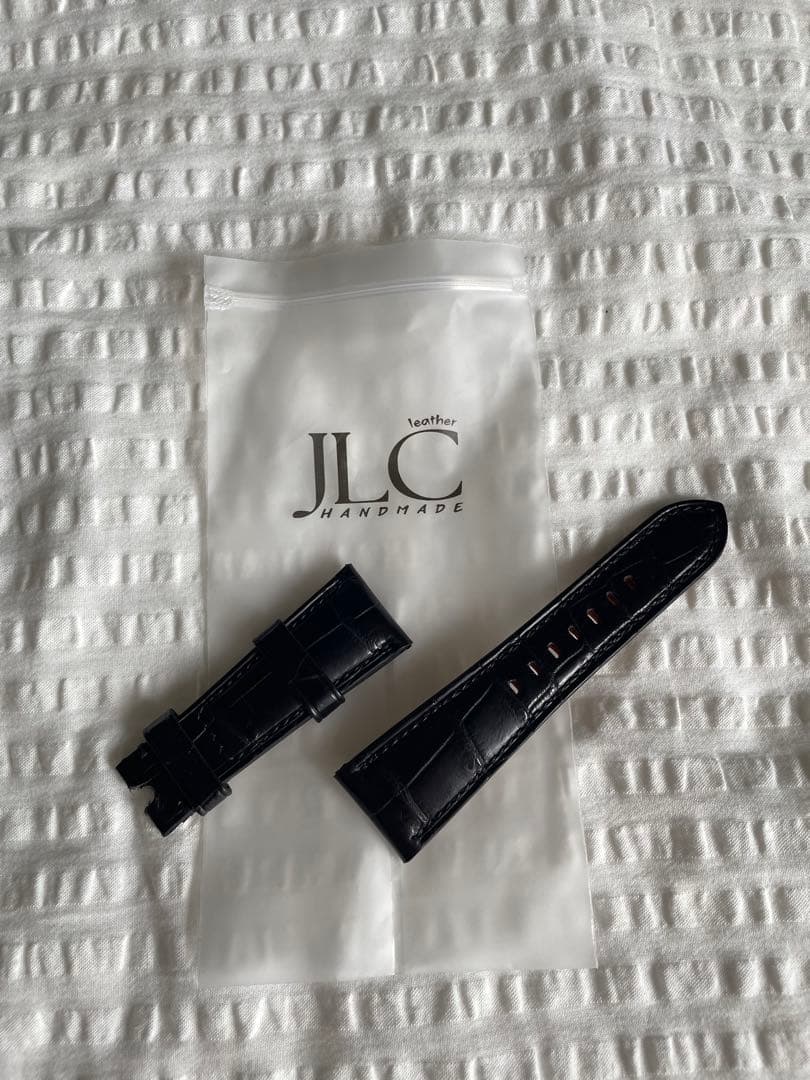 JLC オーダークロコダイルレザー／モレラート牛型押し時計ベルト 2本セット