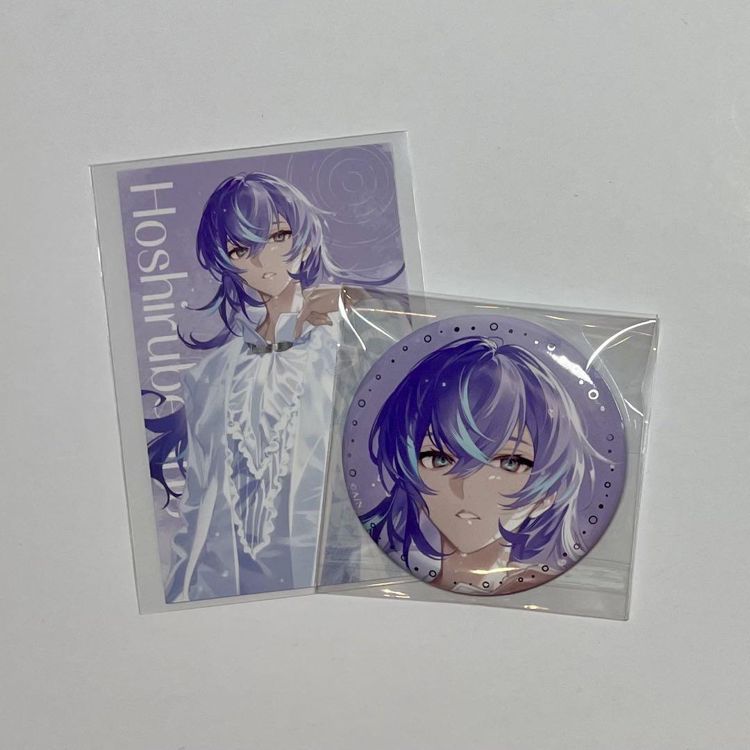 星導ショウ ランダムビジュアルカード 缶バッジ にじさんじ 星導ショウ 誕生日 2024 缶バッジ＆チェキ風カードA