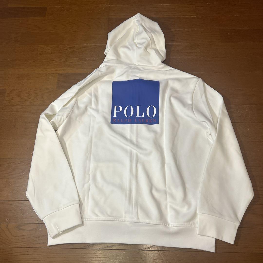 白パーカー ラルフローレン