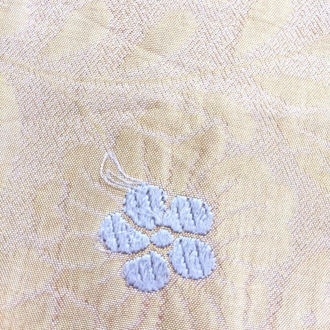 袋帯 全通 膨れ織 辻ヶ花 葉 24M518f