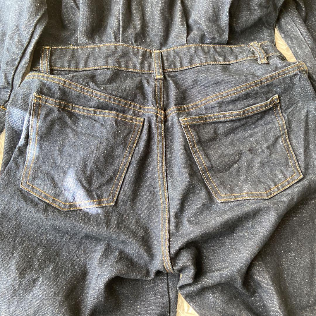 極美品✨ZARA ザラ オールインワン つなぎ ジャンプスーツ インディゴ S 極美品✨ZARA ザラ オールインワン つなぎ ジャンプスーツ