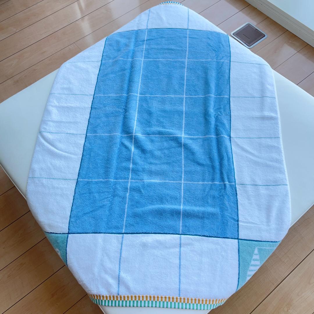 専用エルメス HERMES バスタオル カバン 青 新品 未使用 タオル・バス用品