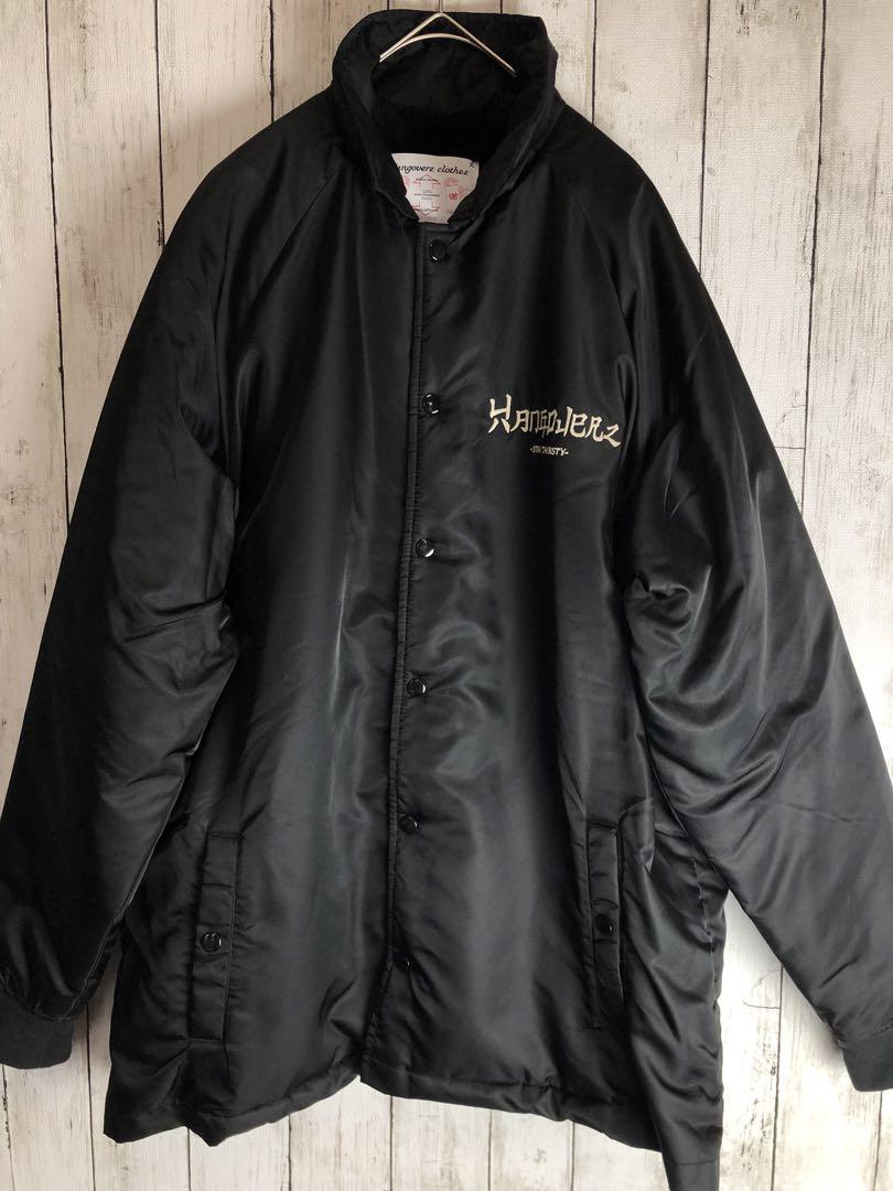 ハングオーバーズ ナイロン ジャケット 2XL 黒 ボア 大きいサイズ ハングオーバーズ ナイロン ジャケット 2XL 黒 ボア 大きいサイズ
