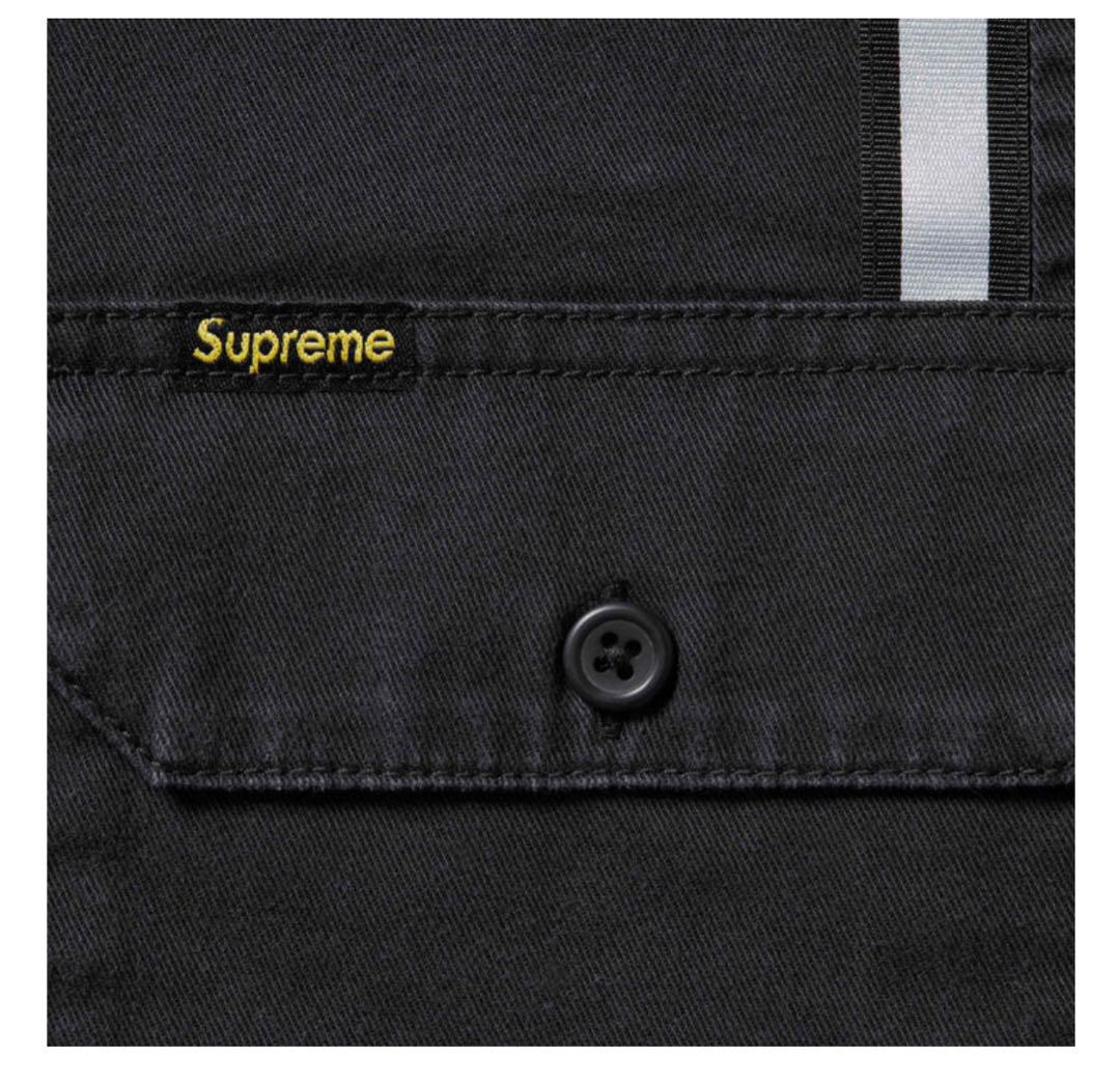 supreme Reflective Stripe S/S Work Shirt