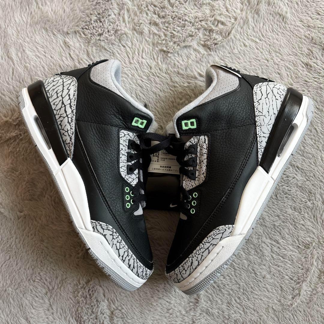 新品 NIKE ナイキ エア ジョーダン 3 レトロ GS JORDAN23.5