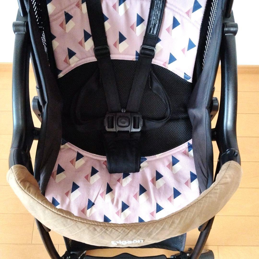 【ピジョン】 Ｂ形　トフィーベージュ　軽量ベビーカー　生後7ヶ月〜　手入れ済❗️