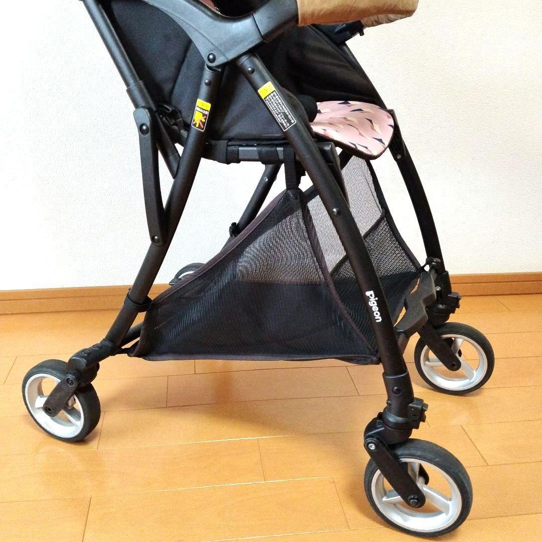 【ピジョン】 Ｂ形　トフィーベージュ　軽量ベビーカー　生後7ヶ月〜　手入れ済❗️