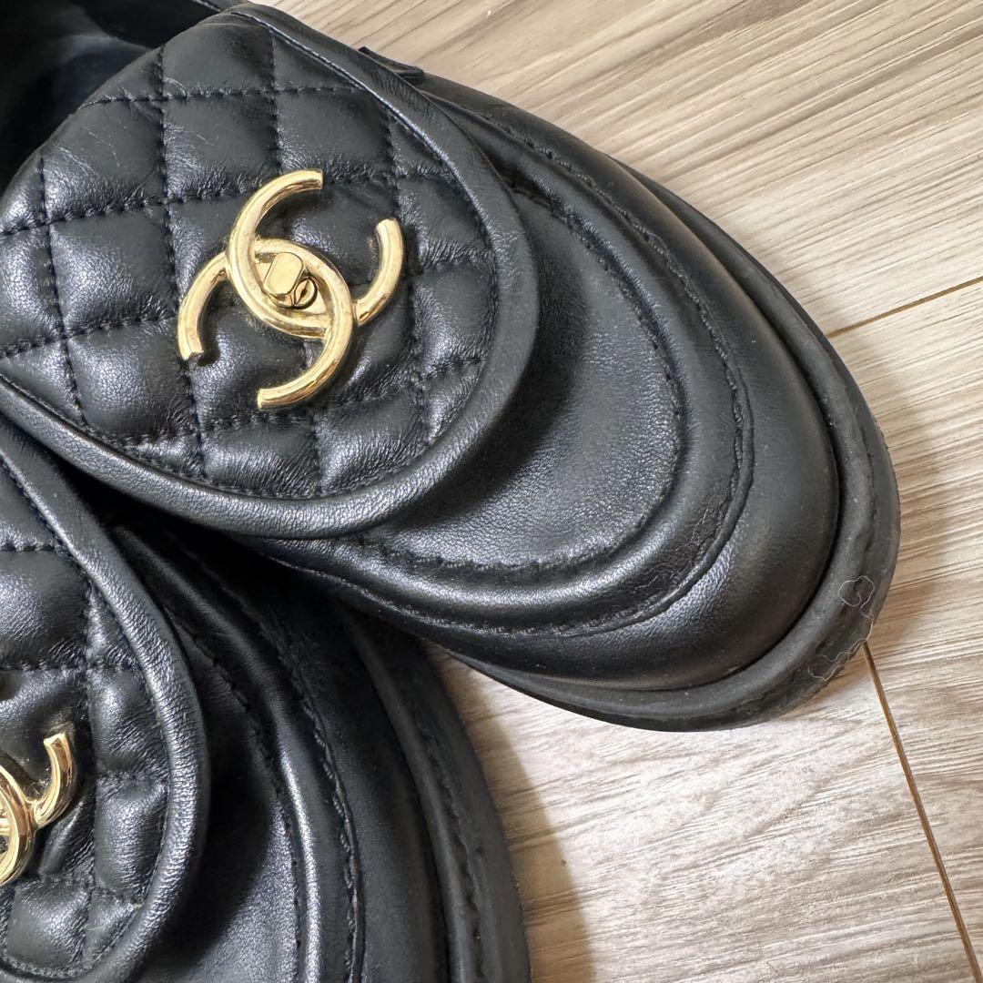 シャネルCHANEL 定番 CCターンロック ローファー 36.5 - メルカリ