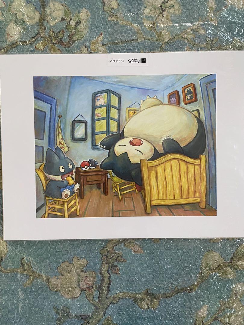 正規品】ゴッホ美術館 ポケモン アート プリント 3種セット