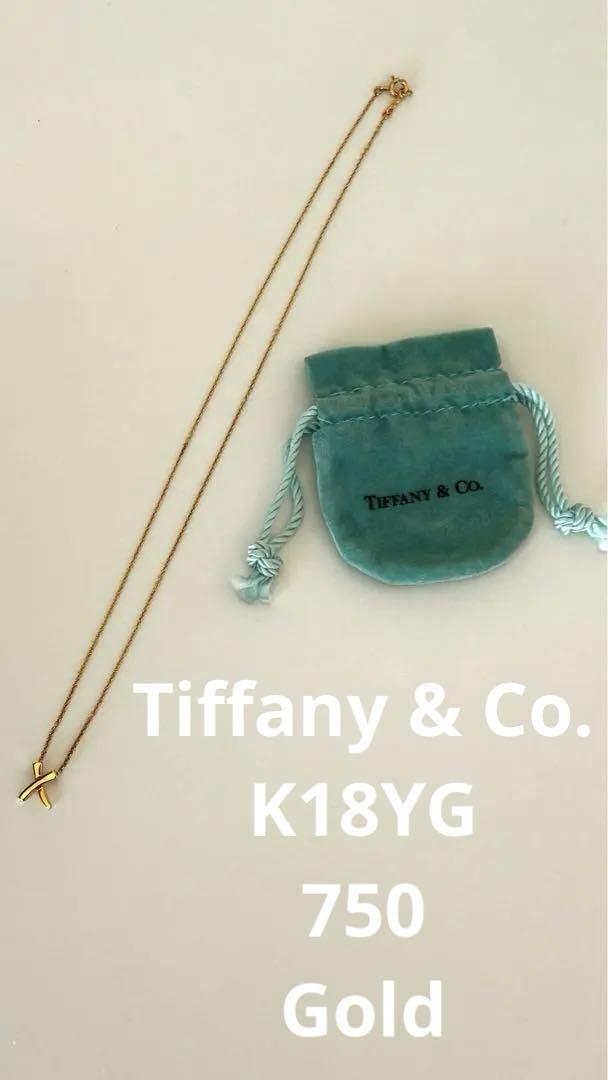 Tiffany K18YG ネックレス