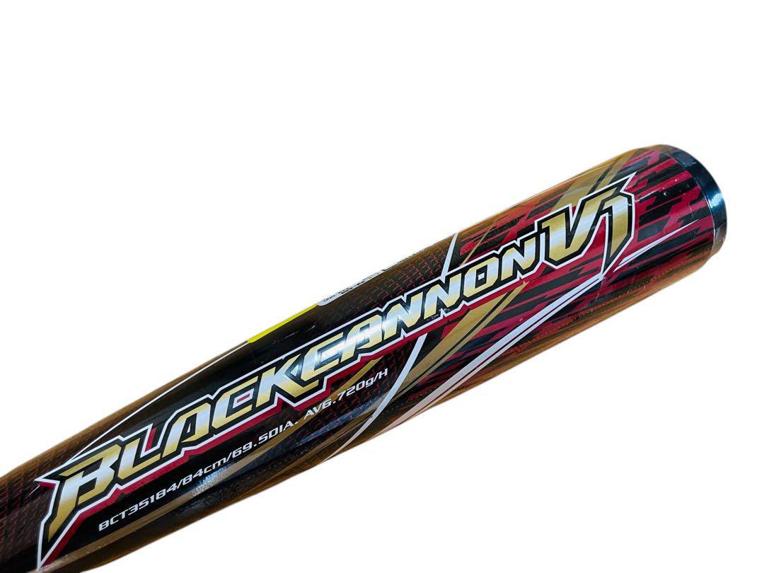 新品未使用　ZETT BLACK CANNON V1 軟式バット 84cm ③