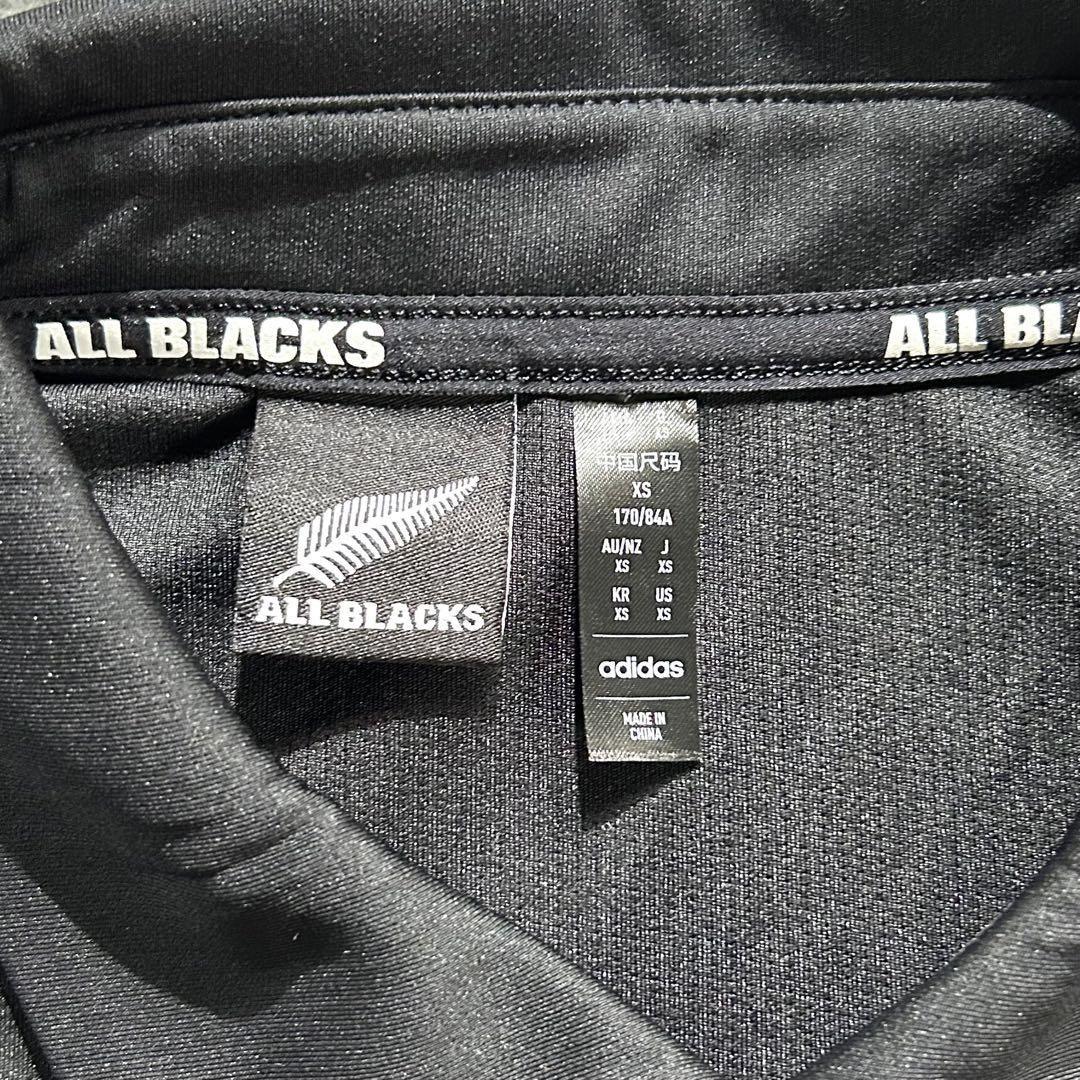 美品 限定 アディダス ラグビー Tシャツ ALL BLACKS ブラック