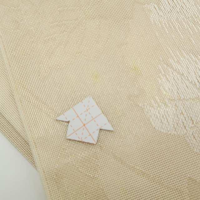 夏着物 正絹 紗“表情をつくり、涼やかな風を友とするシルエット”袋帯
